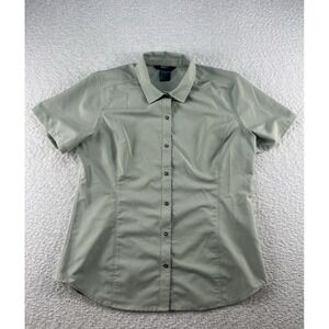 5.11 Tactical Womens Shirt Size Large Button Up‎ Green